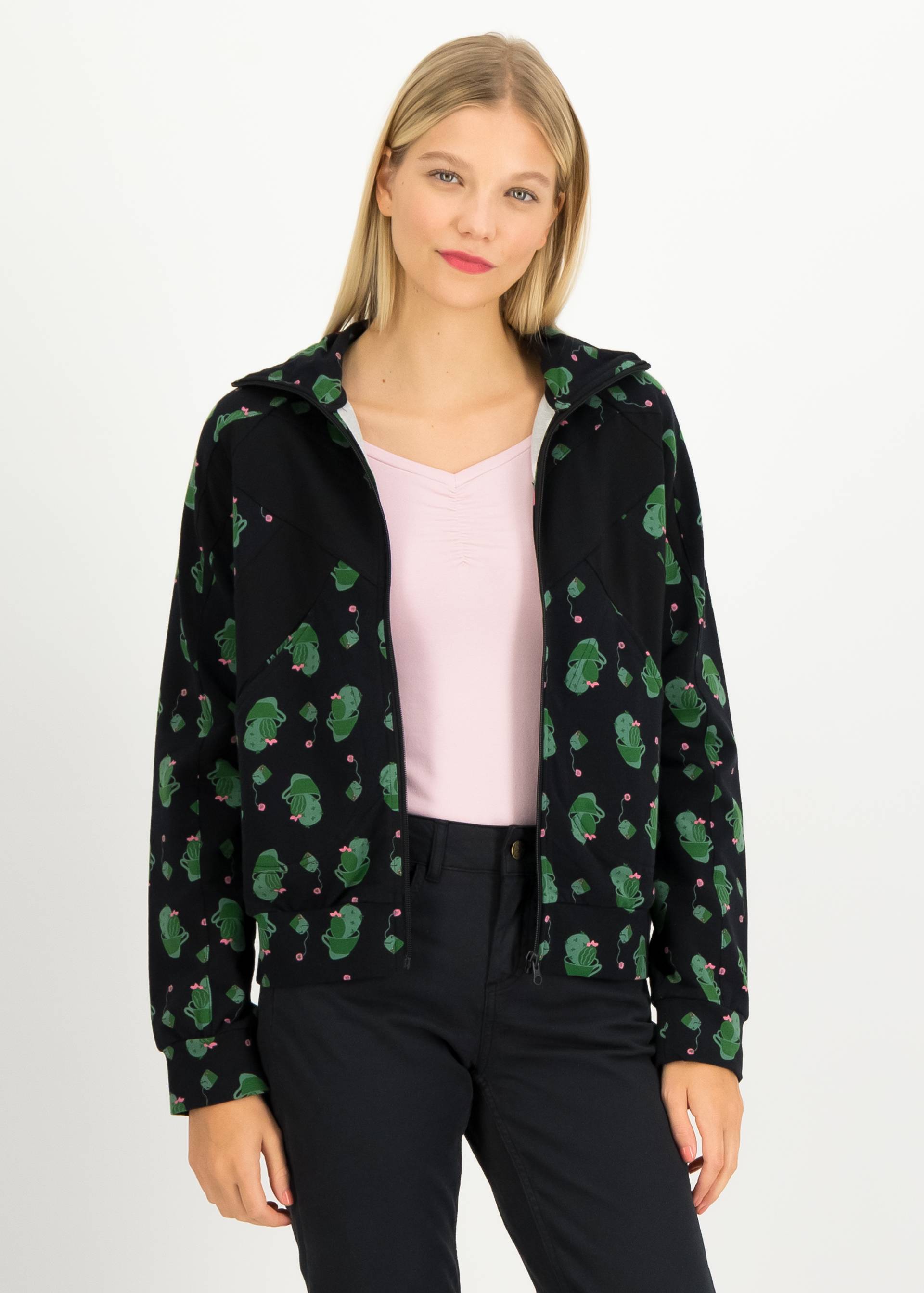 Sweatjacke Vitamine Beaut&eacute; Zip up, home coming, Sweatshirts & Hoodies, Schwarz