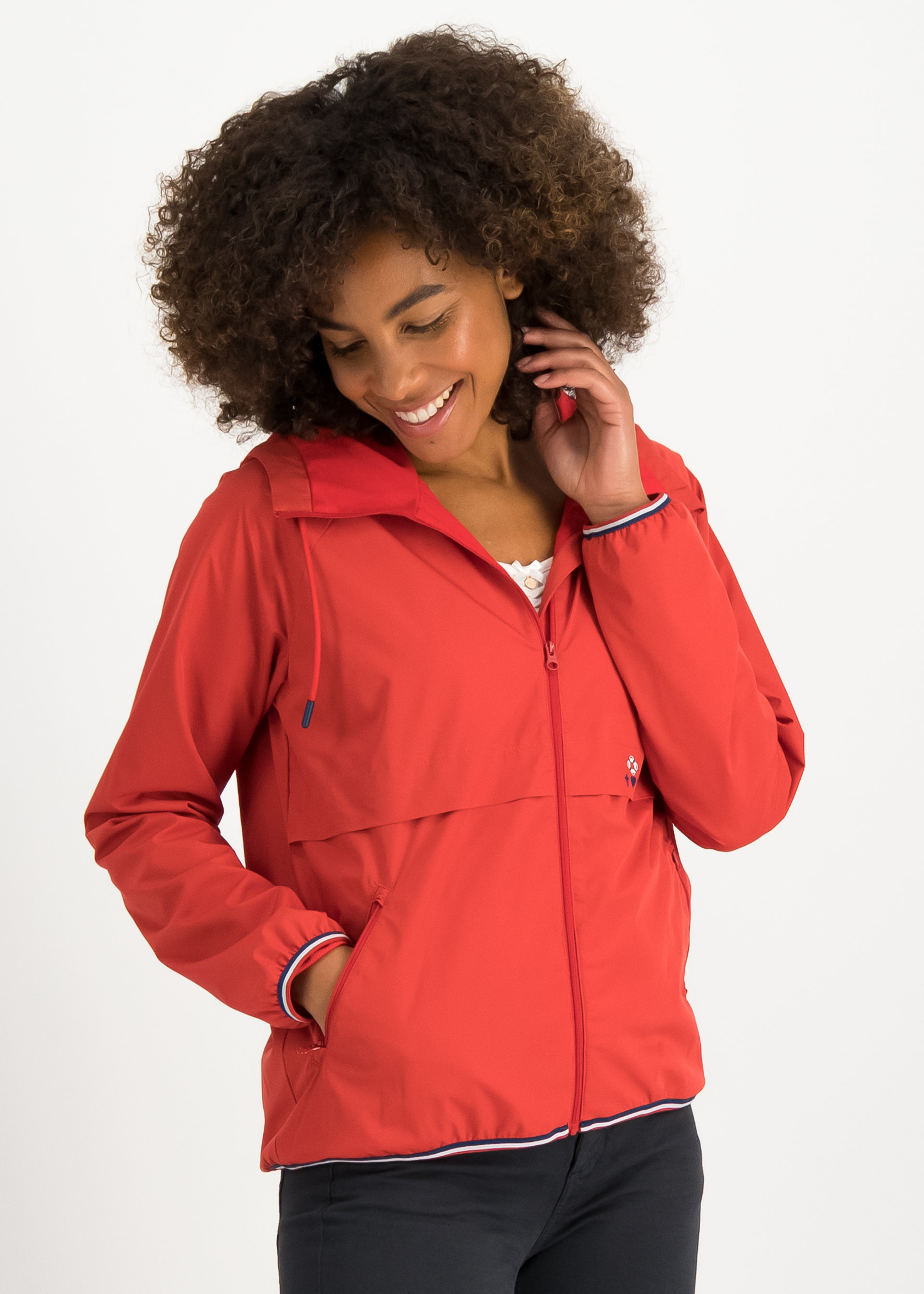 Windbreaker Windbraut Short, red buoy, Jacken & M&auml;ntel, Rot