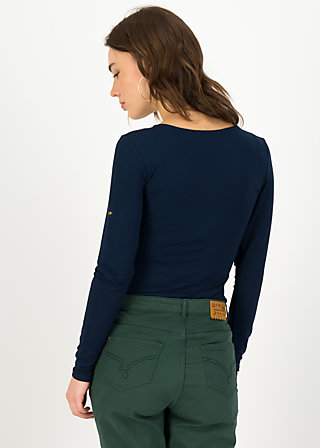 Longsleeve hot knot lacy, team blue, Shirts, Blau