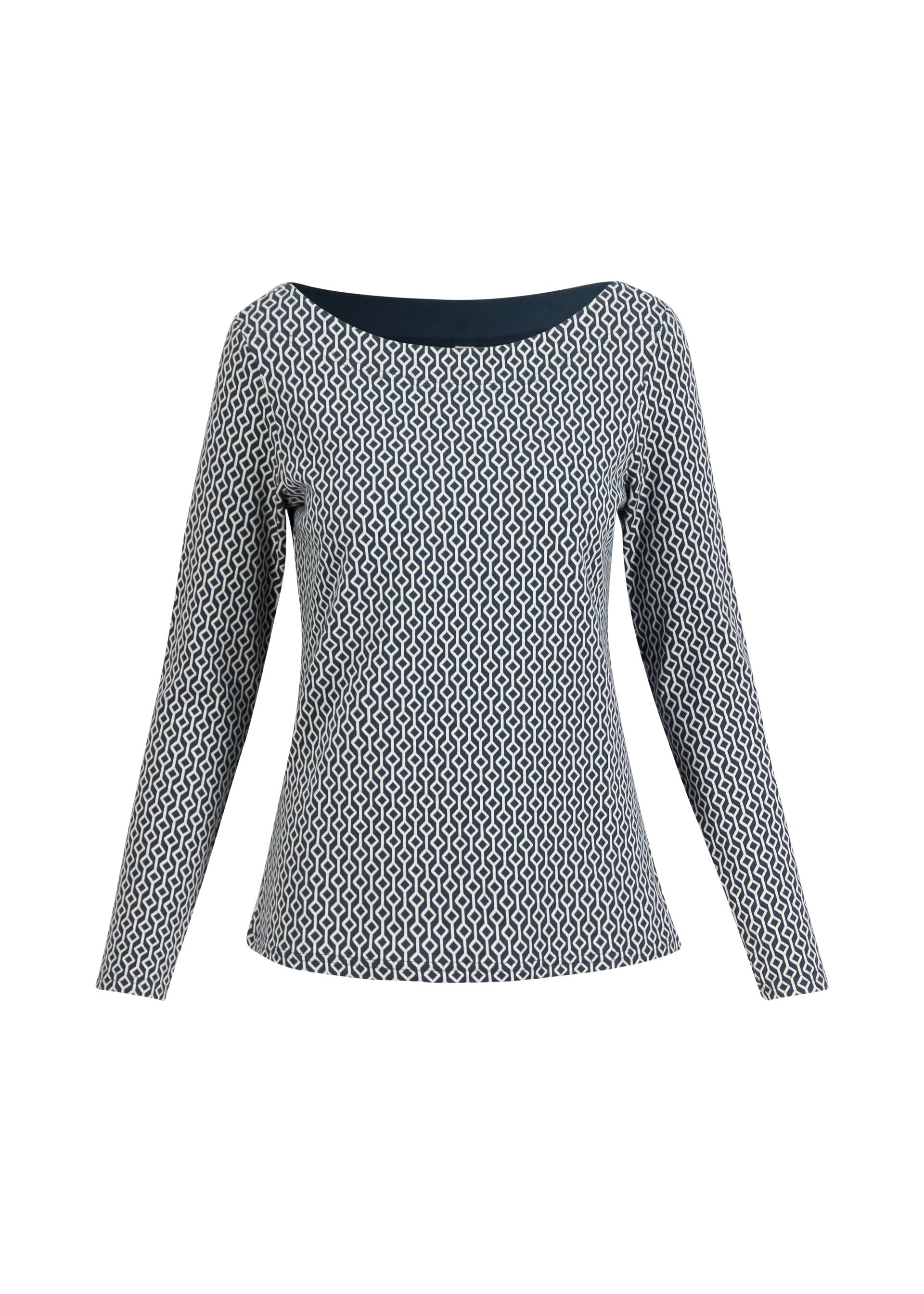 Longsleeve H&uuml;pfeherz, labyrinth of love, Shirts, Blau