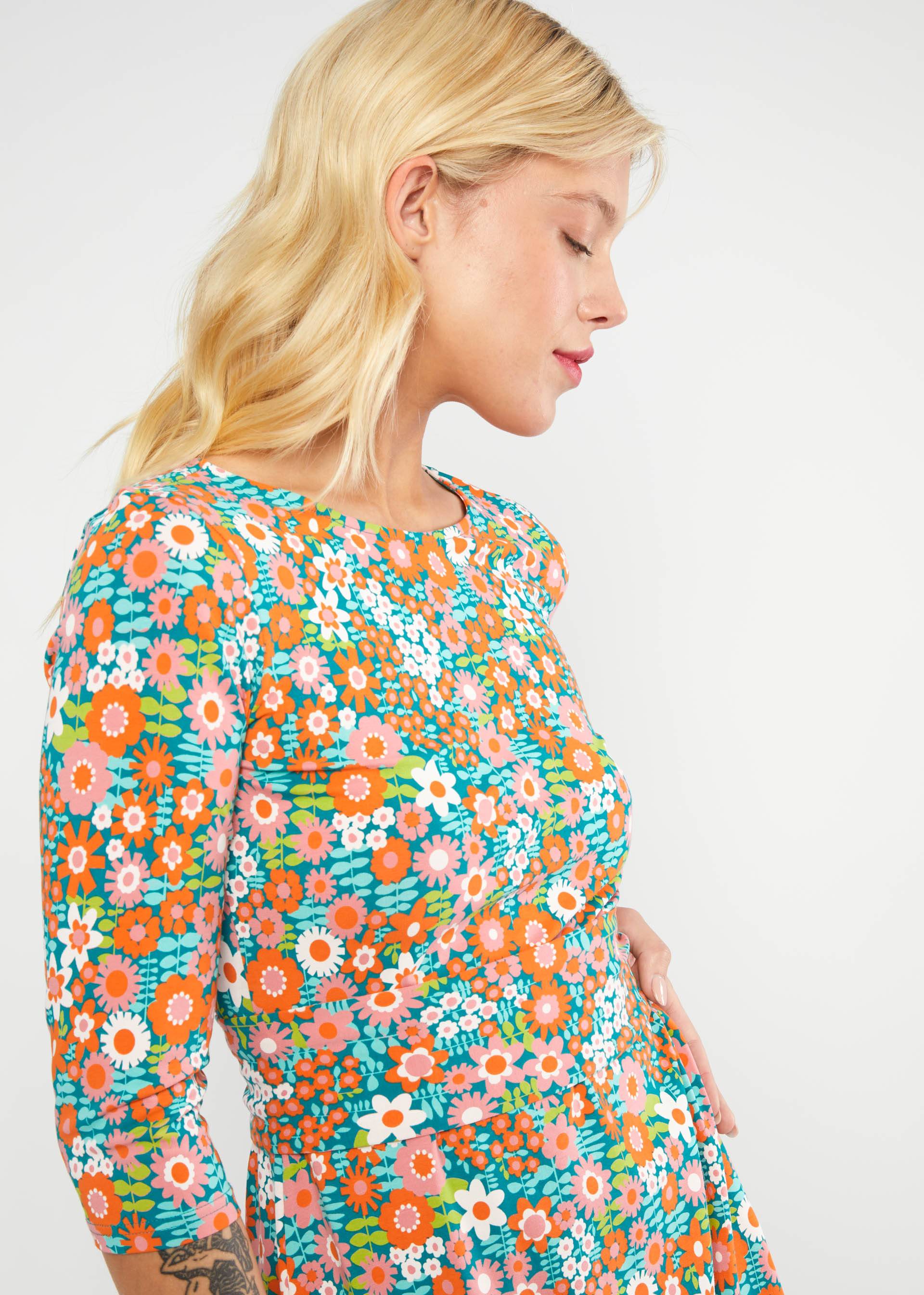 Jersey Dress Lovely Hug me, flower flow, Dresses, Green