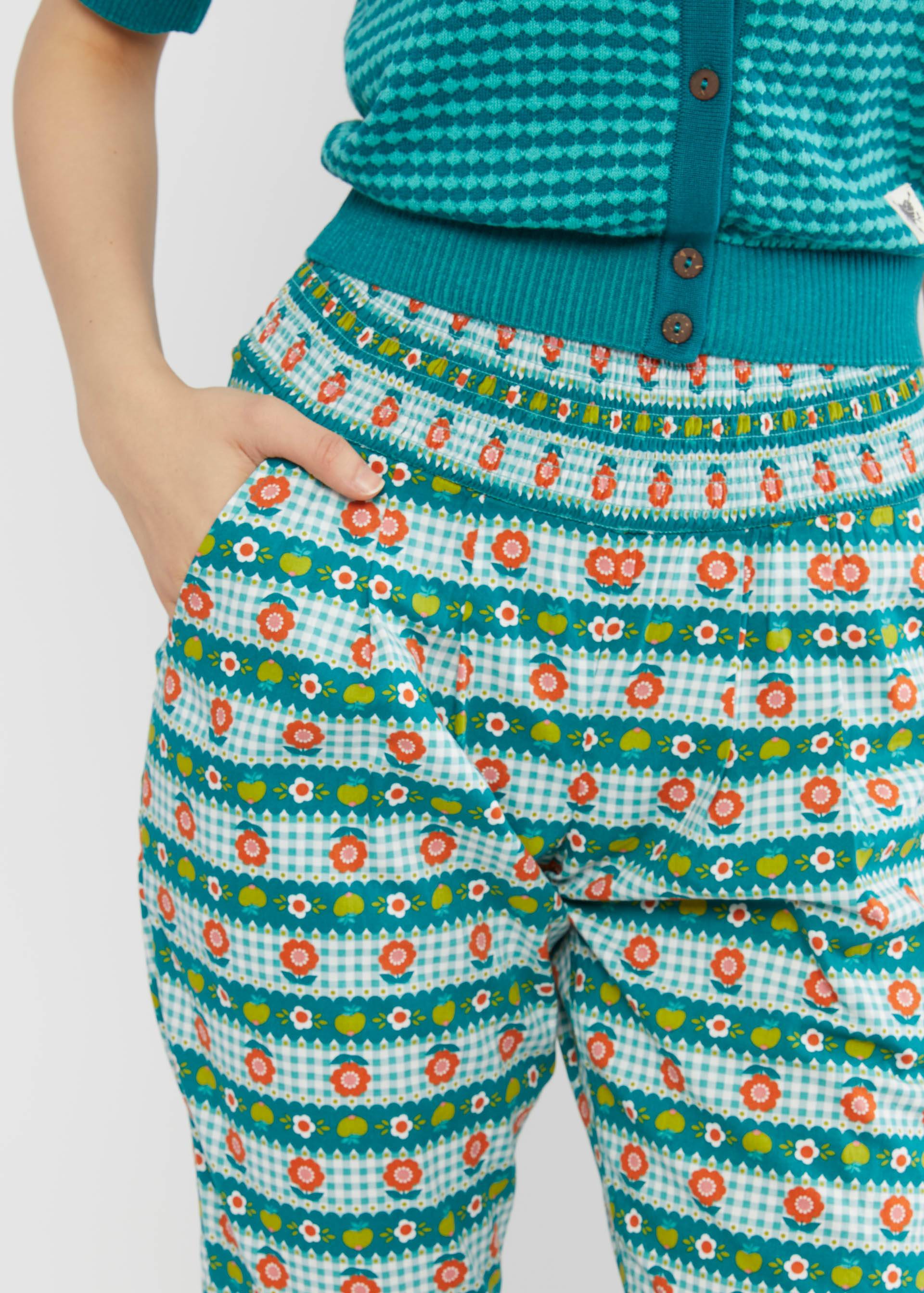 Sommerhose Madame Chouchou, tiny picnic, Hosen, Grün