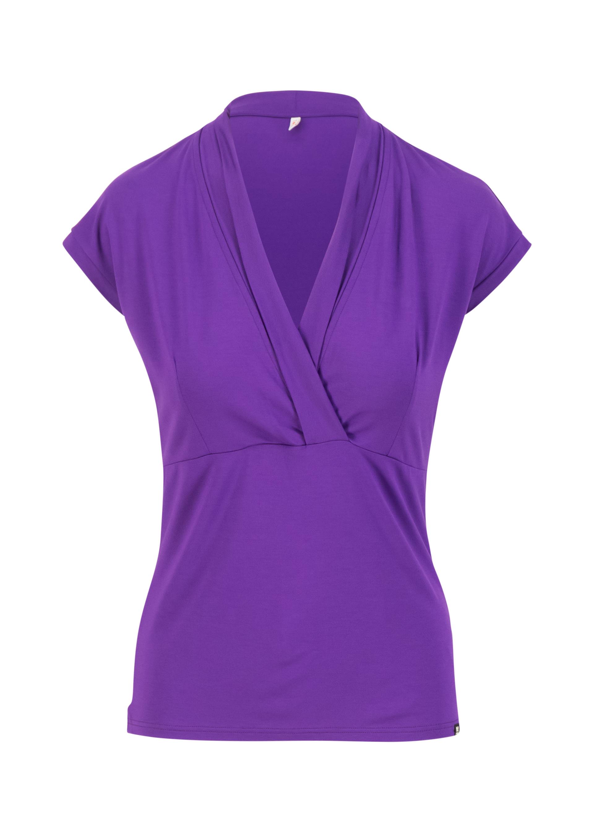 Top Mon Cher Cache-Cœur, bold grape lilac, Tops, Purple