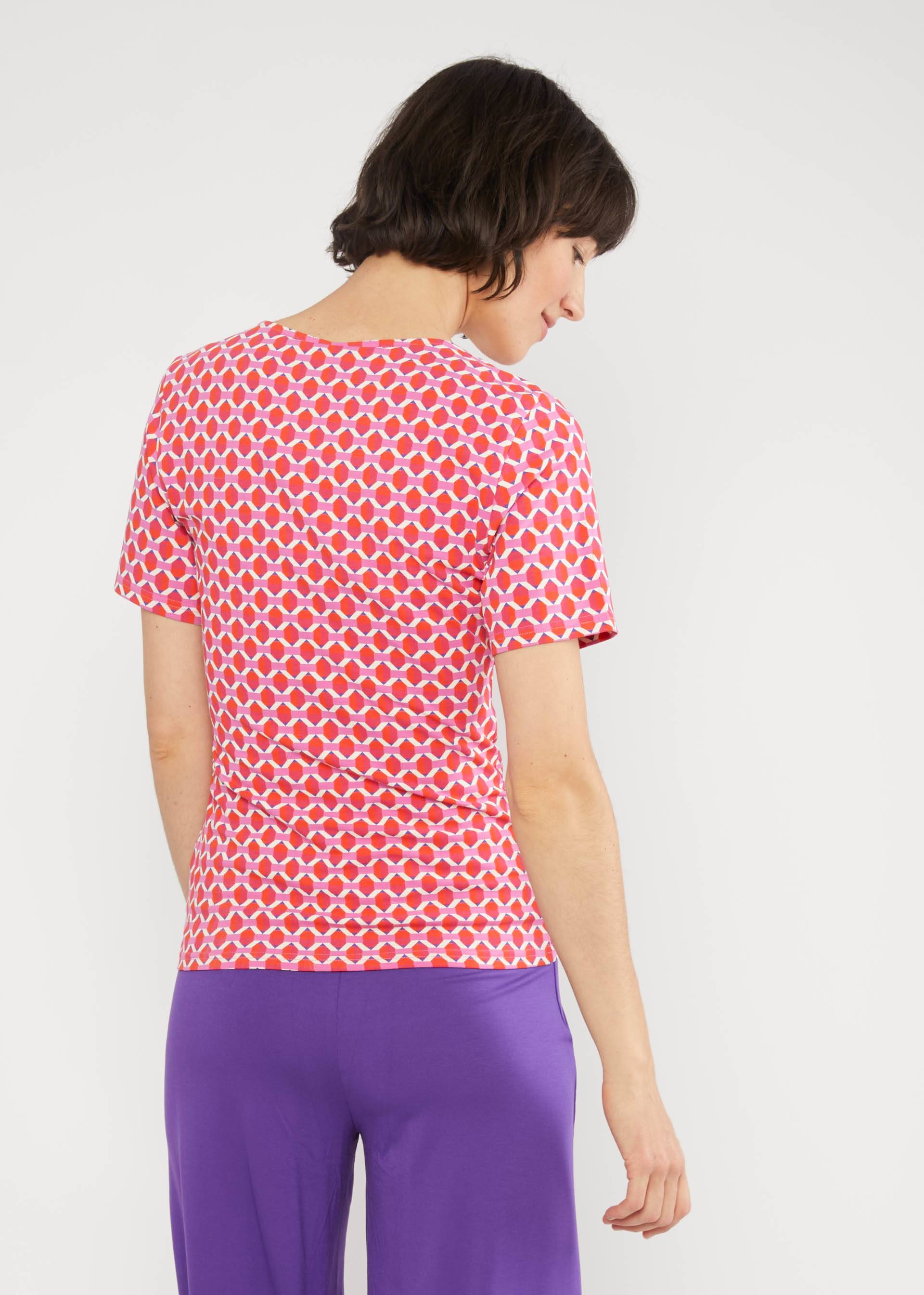 T-Shirt Mon Soleil Cache, market basket, Tops, White