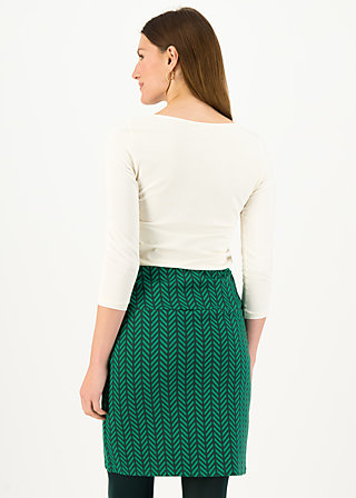 Bleistiftrock straight pencil, green zig zag, R&ouml;cke, Gr&uuml;n