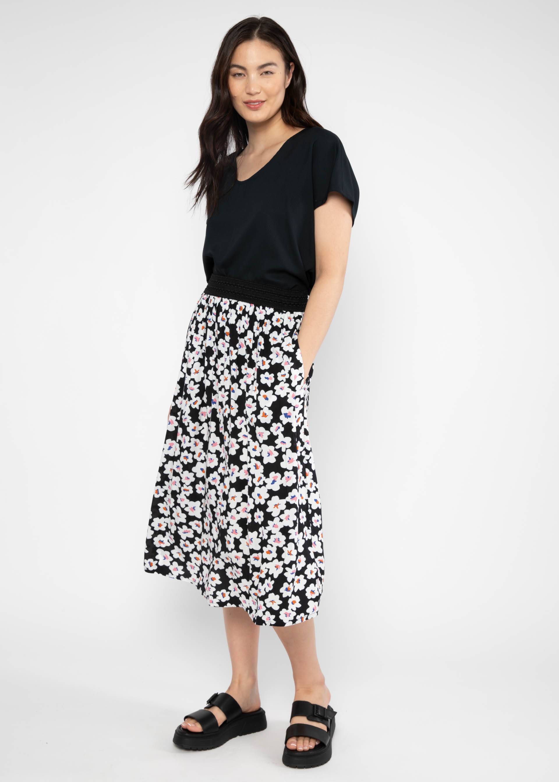 Sommerrock Ease of Being, sweet nightshade, Röcke, Schwarz