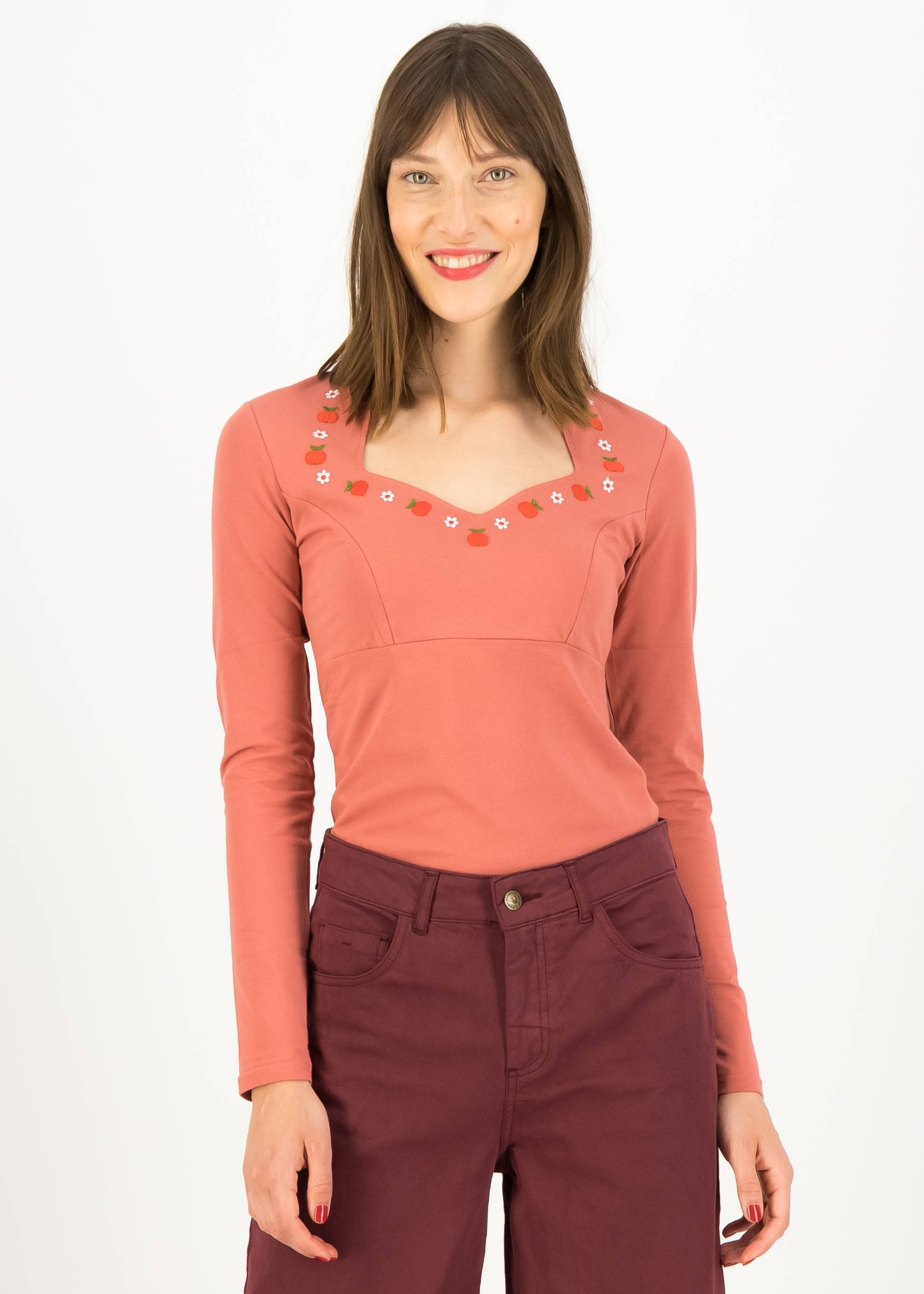 Longsleeve miraculous power, faded rose, Shirts, Rosa