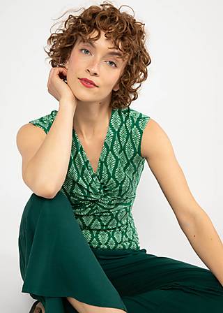 Top Savanna Knot, happy summer vibes, Shirts, Grün