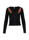 Cardigan save the world, blacky classic, Knitted Jumpers & Cardigans, Black