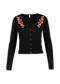 Cardigan save the world, blacky classic, Knitted Jumpers & Cardigans, Black