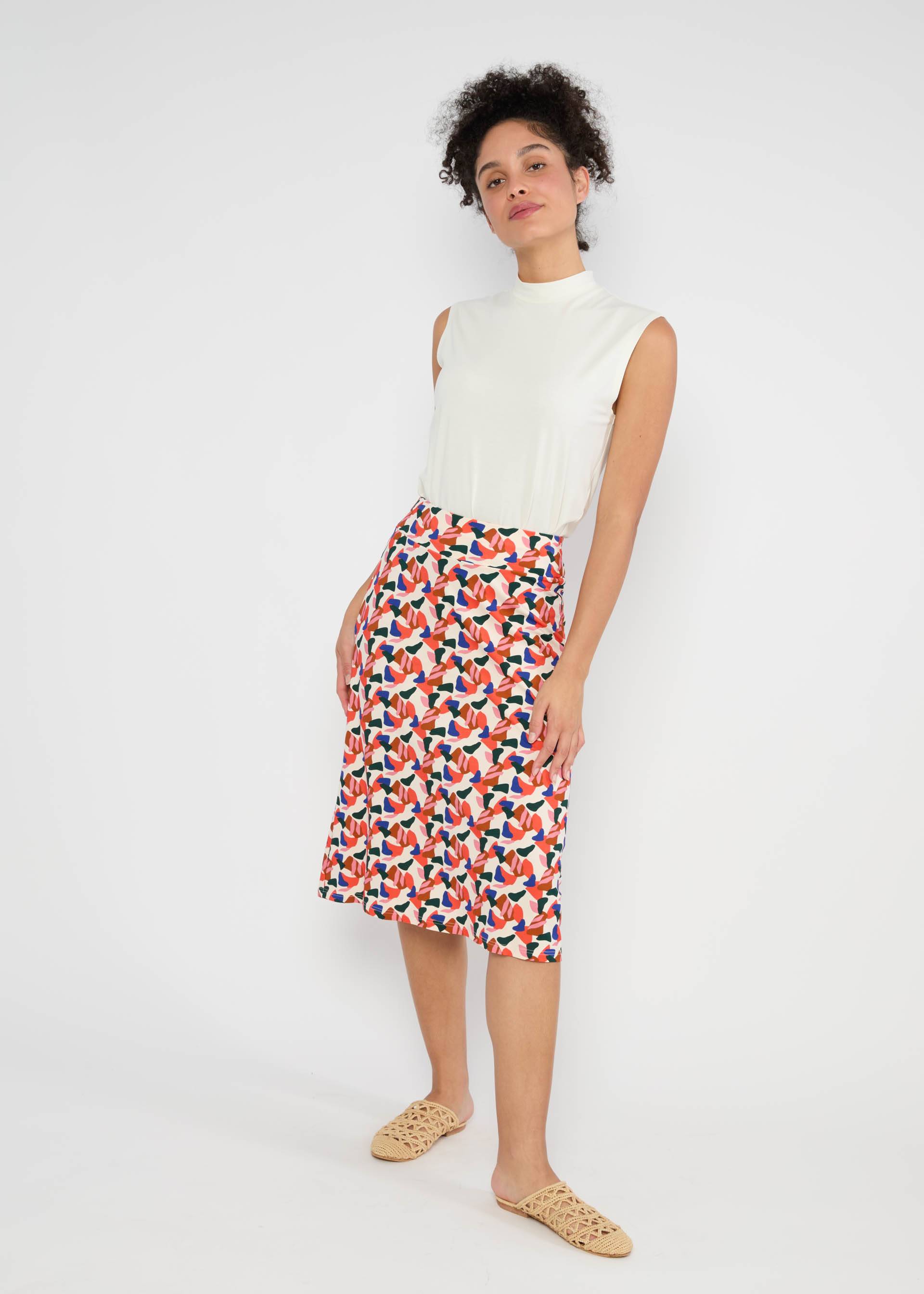 Jerseyrock Tender Slender, stones of heat, Röcke, Orange