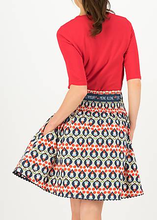 Tellerrock bonjour mon amour, lovely lido, Röcke, Weiß