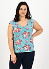 Sleeveless Top sommerliebe, les roses, Shirts, Blue