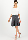 Circle Skirt vive l'amour, melodie amour, Skirts, Black