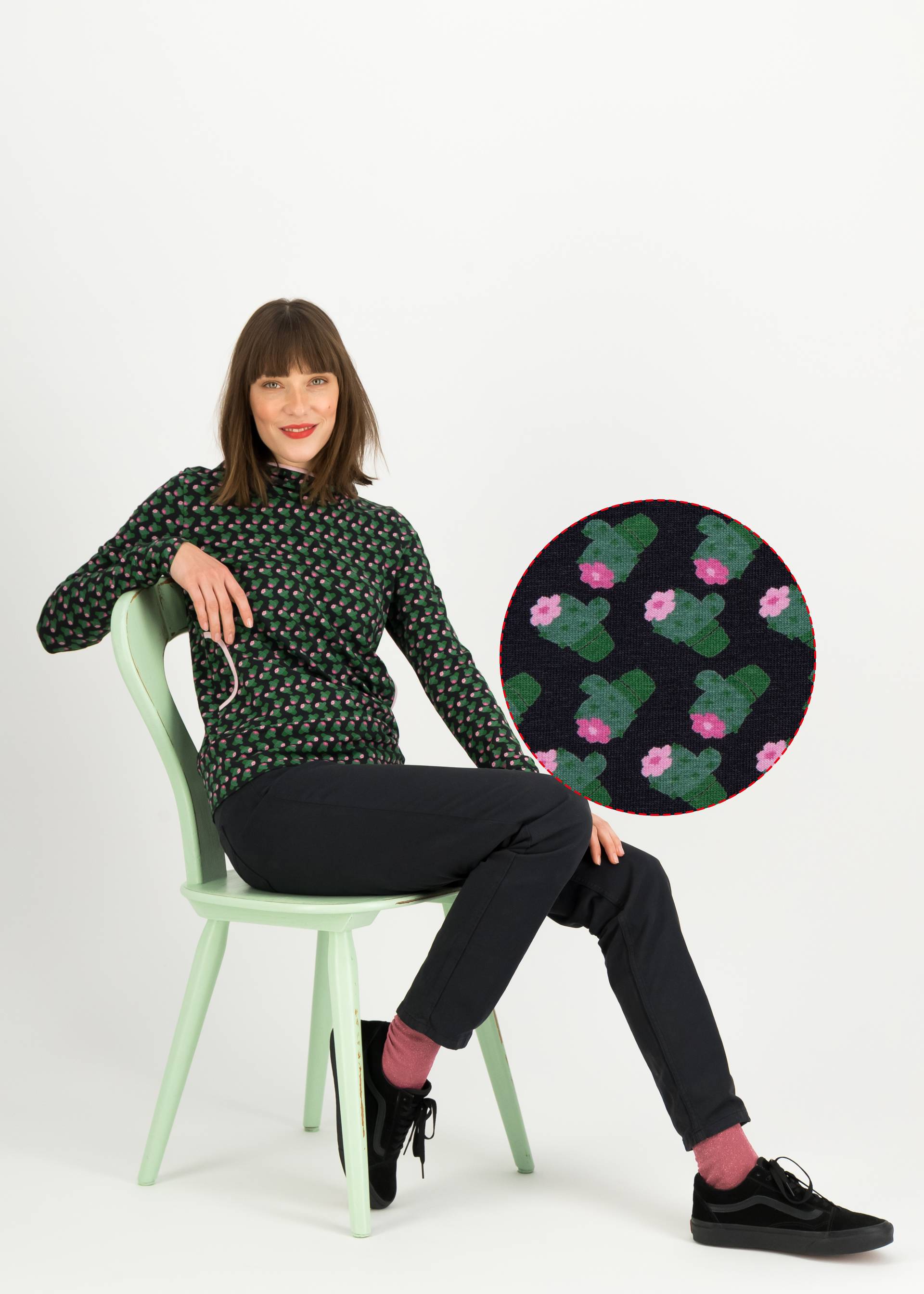 Hoodie Scuba Duba, tiny little cactus, Sweatshirts & Hoodies, Schwarz