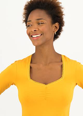 T-Shirt Let Romance Rule, happy sunflower, Shirts, Gelb