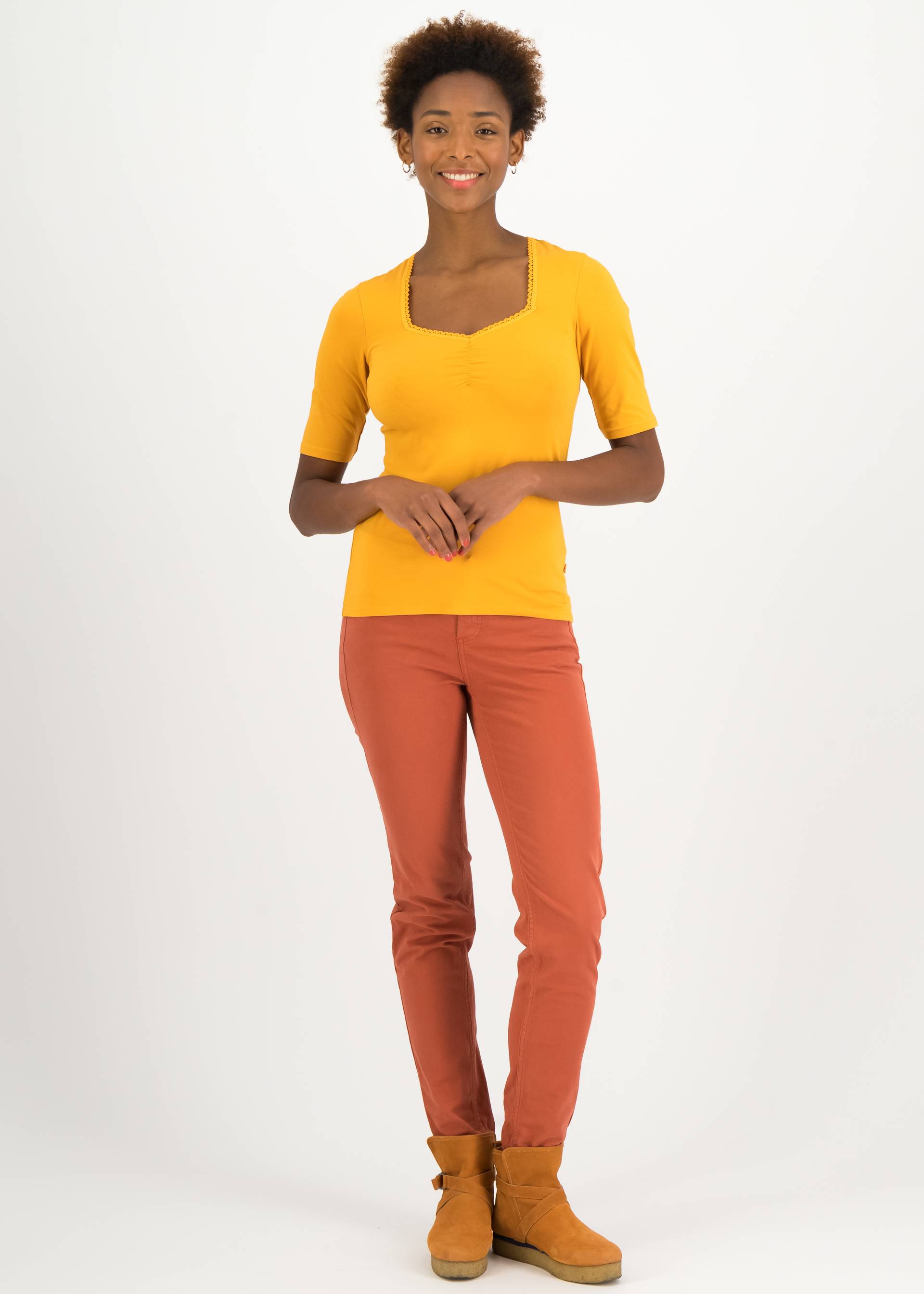 T-Shirt Let Romance Rule, happy sunflower, Shirts, Gelb