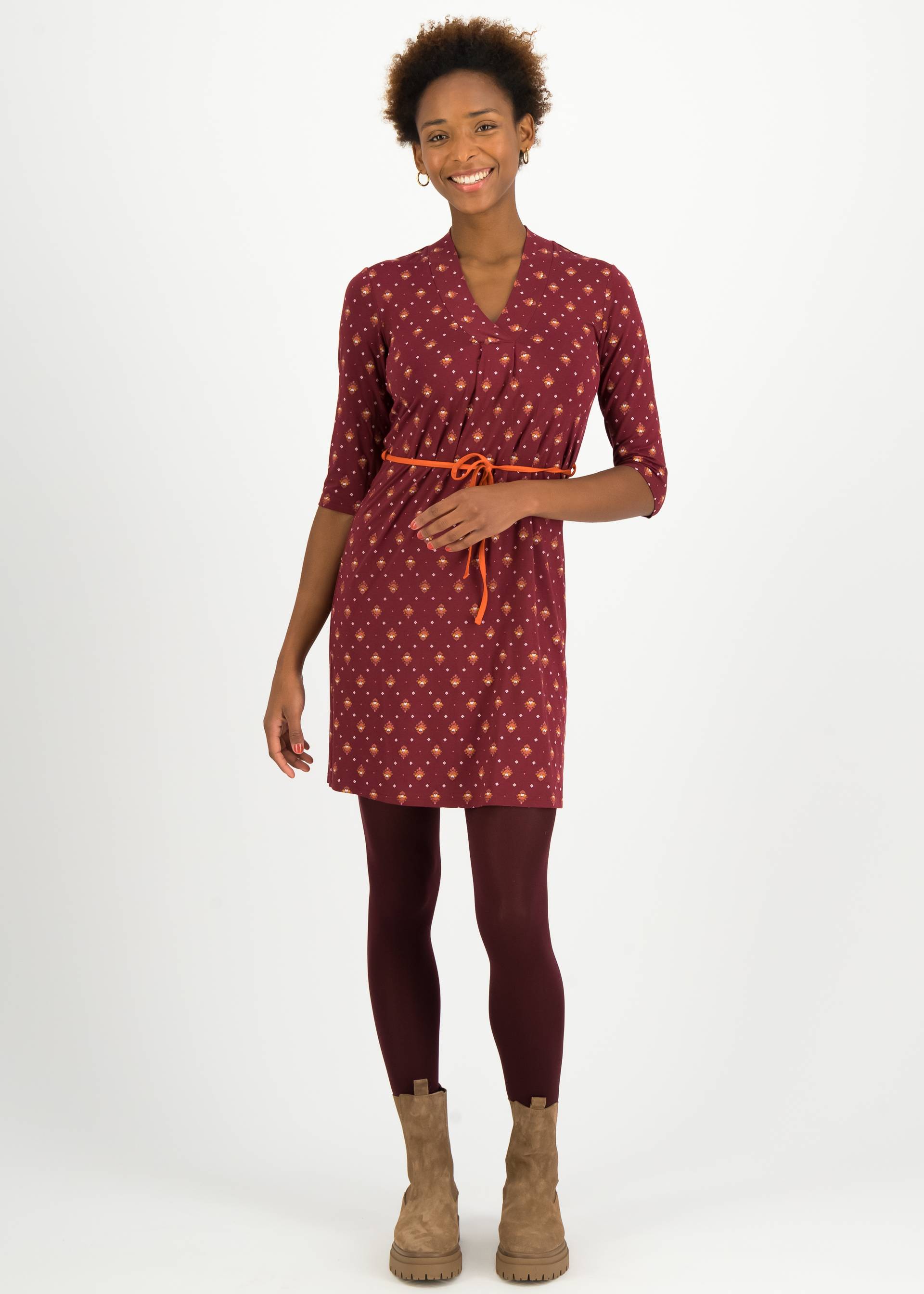 Minikleid Me and myself , flower power millefleurs, Kleider, Rot