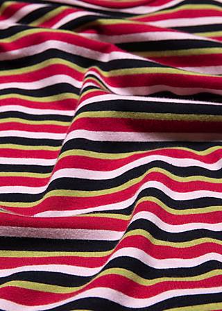 Jerseyshirt Oh Marine, botanical stripes, Shirts, Rot