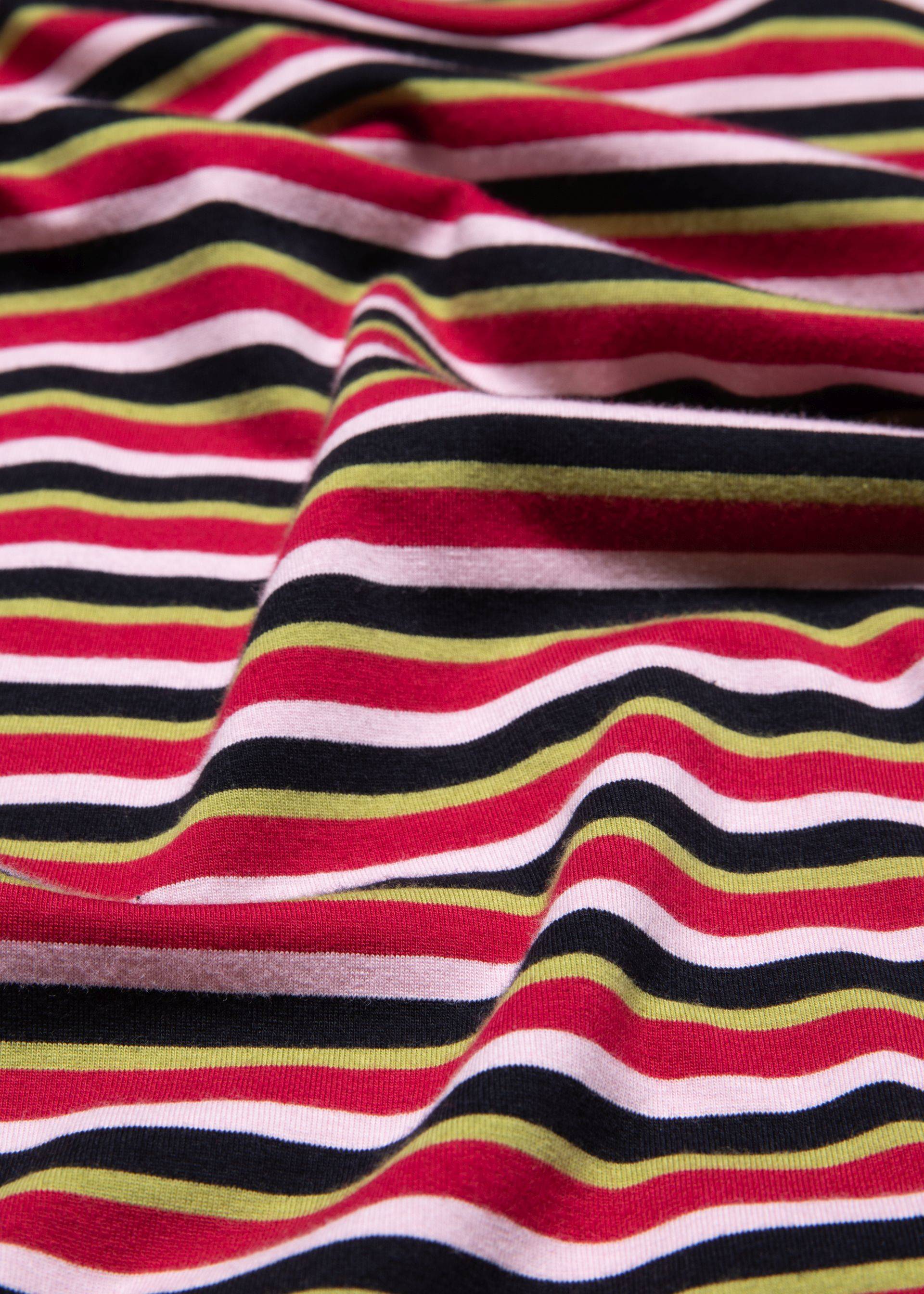 Jerseyshirt Oh Marine, botanical stripes, Shirts, Rot