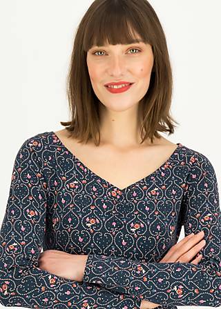 Longsleeve Savoir Vivre, lovely mushroom, Shirts, Blau