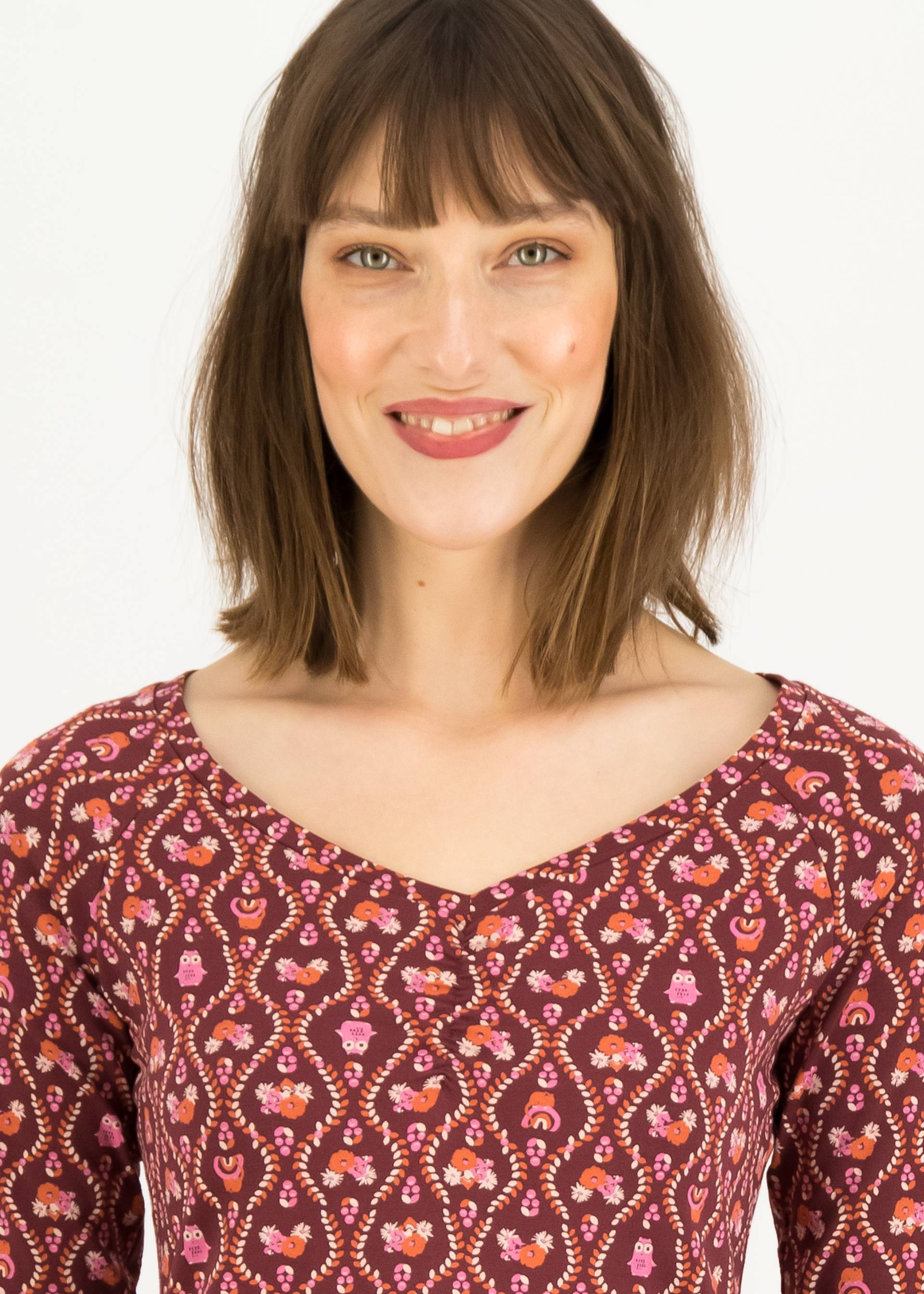 Longsleeve Savoir Vivre, rainbow animals, Shirts, Rot