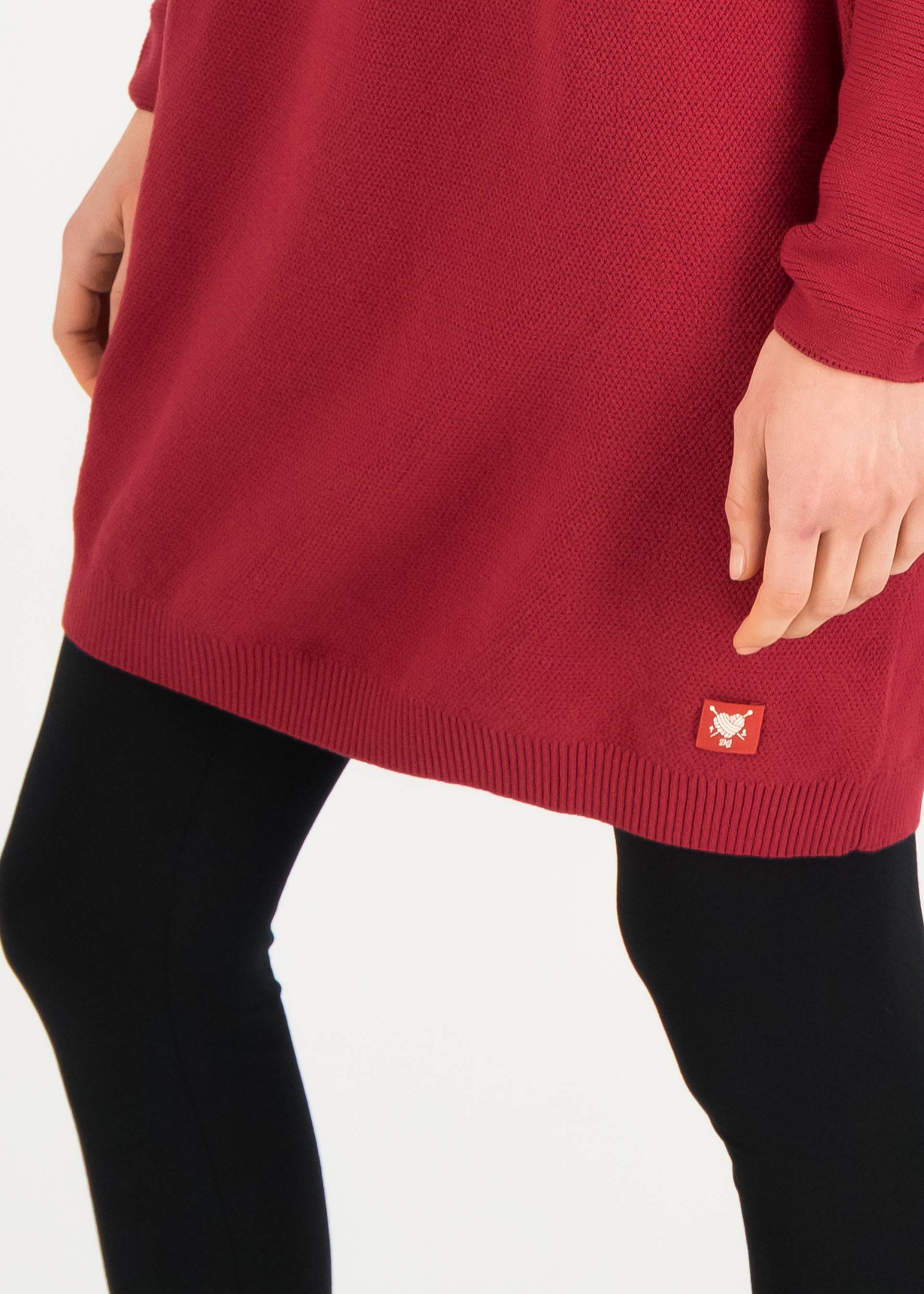 Strickkleid Straight and Easy Braided, lovely red lipstick, Kleider, Rot