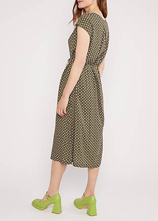 Midikleid Total Liberty Maniac, botanical mosaico, Kleider, Schwarz