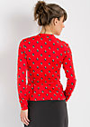 devils sweetheart cardigan, miss madison, Knitted Jumpers & Cardigans, Red