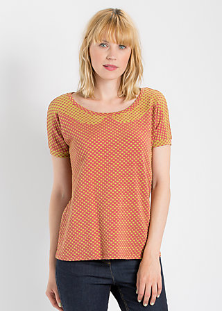 fantastic frock tee, copper coin dots, Shirts, Rot