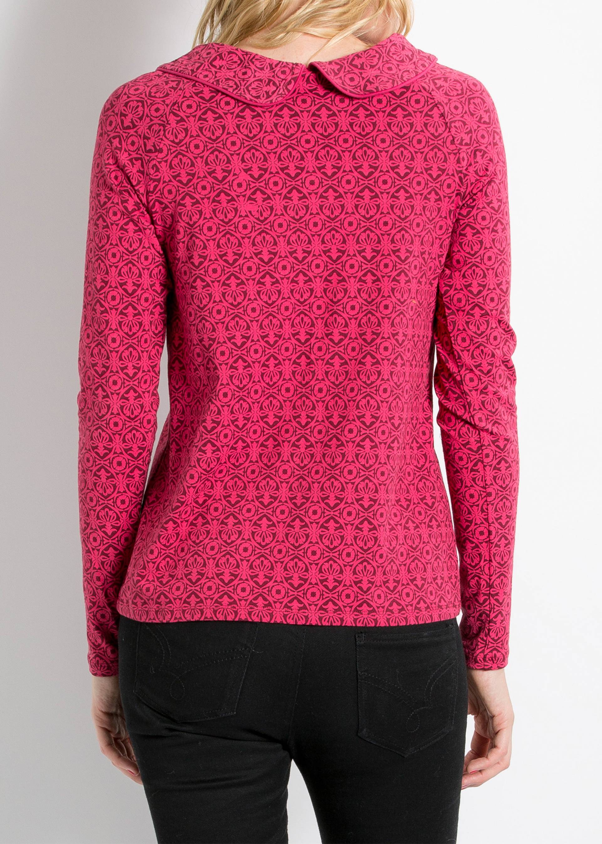 Longsleeve tafelsilber kasack, purpur punch, Shirts, Rot