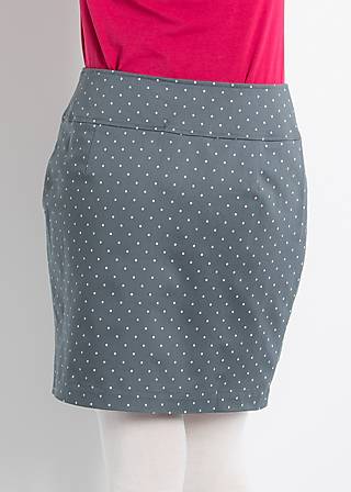 Minirock zip hip hooray pencil, mountain dots, Röcke, Grau