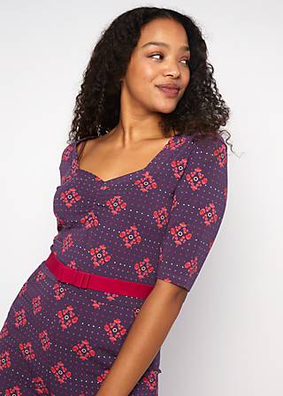 Jumpsuit Flaming Heart Marlene, women support women, Hosen, Lila