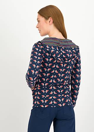 Kapuzenjacke Scuba Duba Zip Up, chirping bird, Sweatshirts & Hoodies, Blau