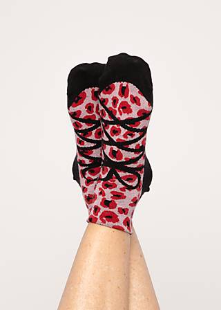 Socks Sensation steps snkr, dancing leopard, Socks, Pink