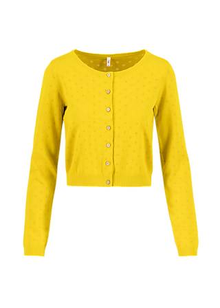 Cardigan Welcome to the Crew, little yellow flower, Strickpullover & Cardigans, Gelb