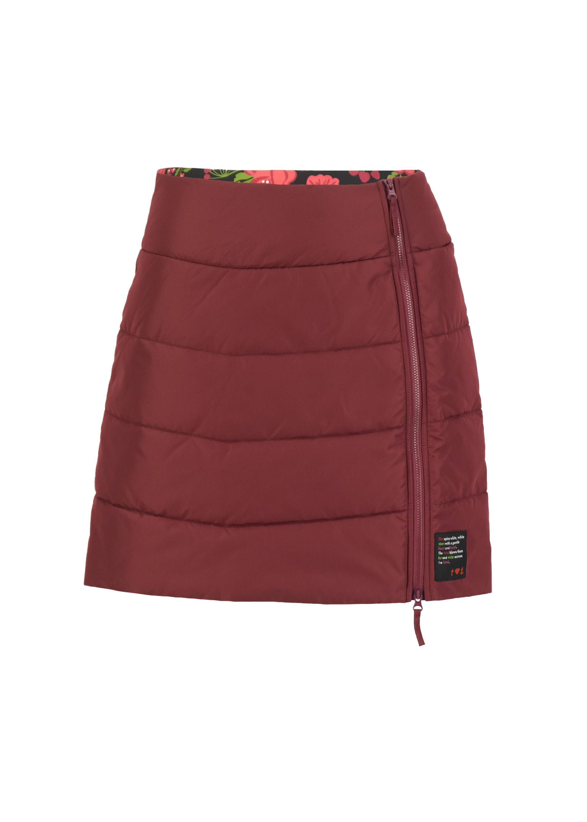 Winterrock No Down zip'n'zap, dance to the best bordeaux, Röcke, Rot