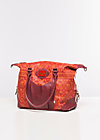travel fever carpetbag, red autumn, Accessoires, Red