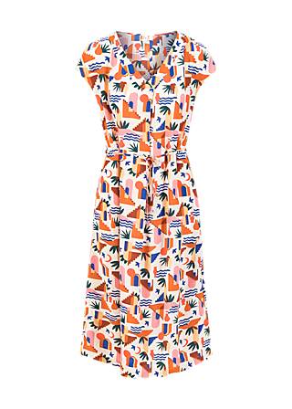 Midikleid Total Liberty Maniac, sun run stairs, Kleider, Beige