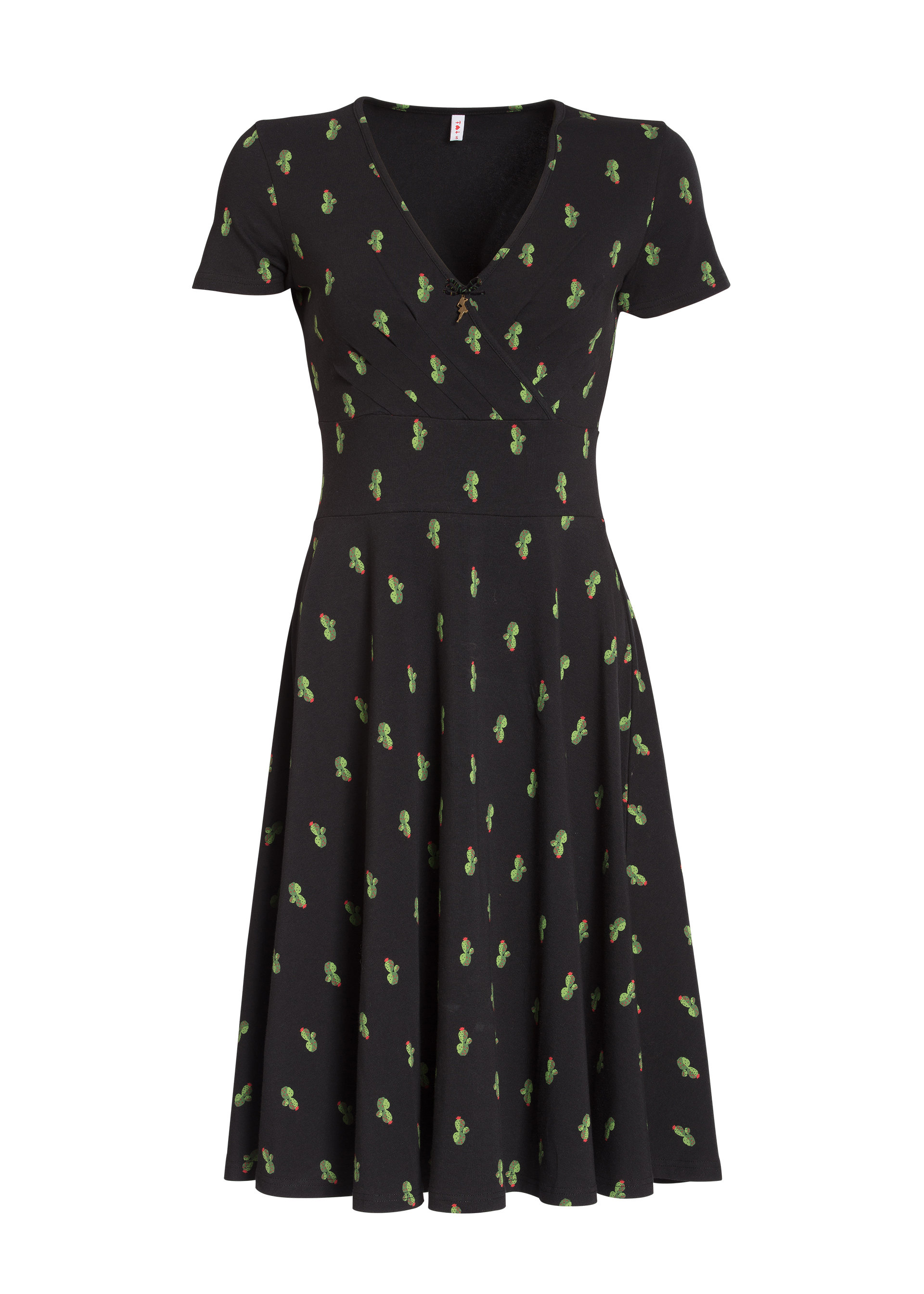 Jersey Dress o'ahula aloha, cute cactus, Dresses, Black