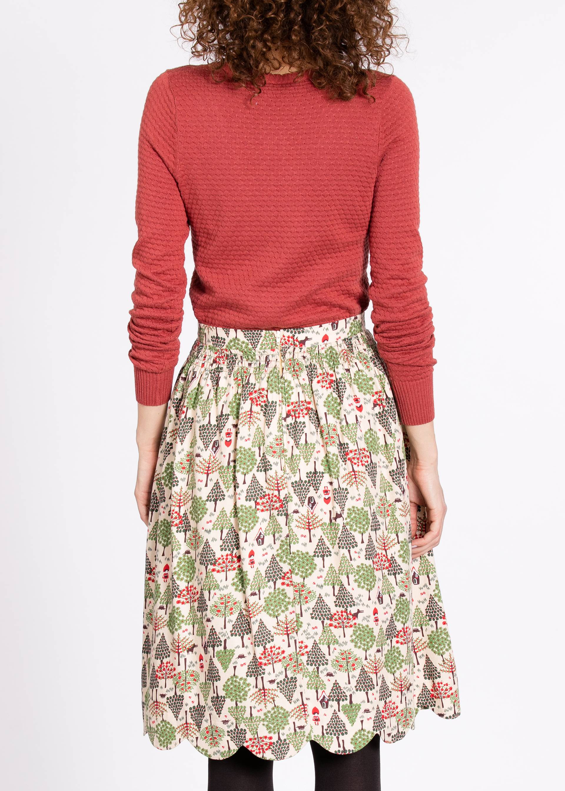 Knielanger Rock heavens bells, forest to hide, R&ouml;cke, Beige