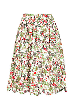 Knee-length Skirt heavens bells, forest to hide, Skirts, Fawn