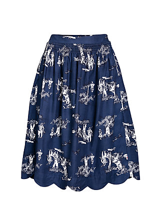 Knielanger Rock heavens bells, unwritten story 2, Röcke, Blau