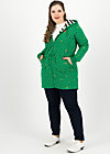 her casual highness, queenly souvenirs, Zip jackets, Green