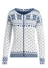 sleek and chic, norwegian snowflake, Knitted Jumpers & Cardigans, White