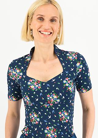 T-Shirt Pow Wow Vau, midnight june, Shirts, Blau