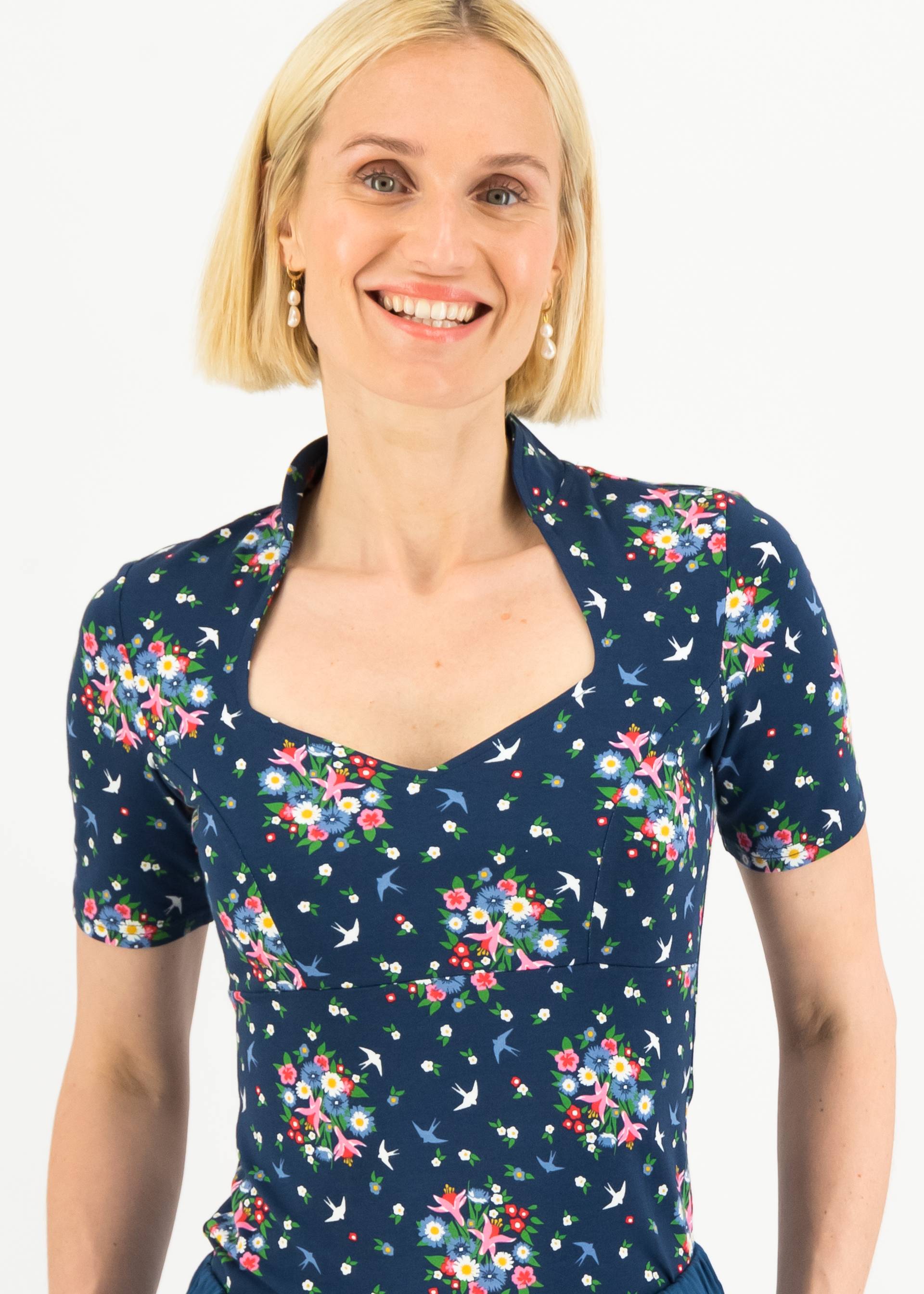 T-Shirt Pow Wow Vau, midnight june, Shirts, Blau