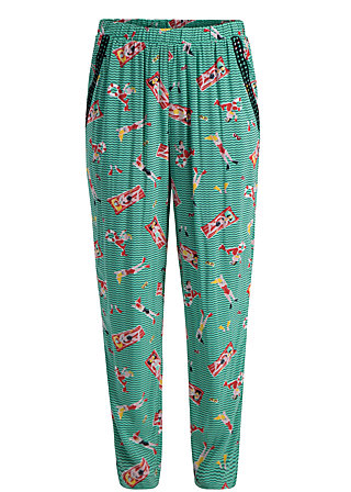 Summer Pants going easy, bathing beauty, Trousers, Turquoise
