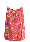 Top lovely lazy noon, tangerine tropical, Shirts, Orange