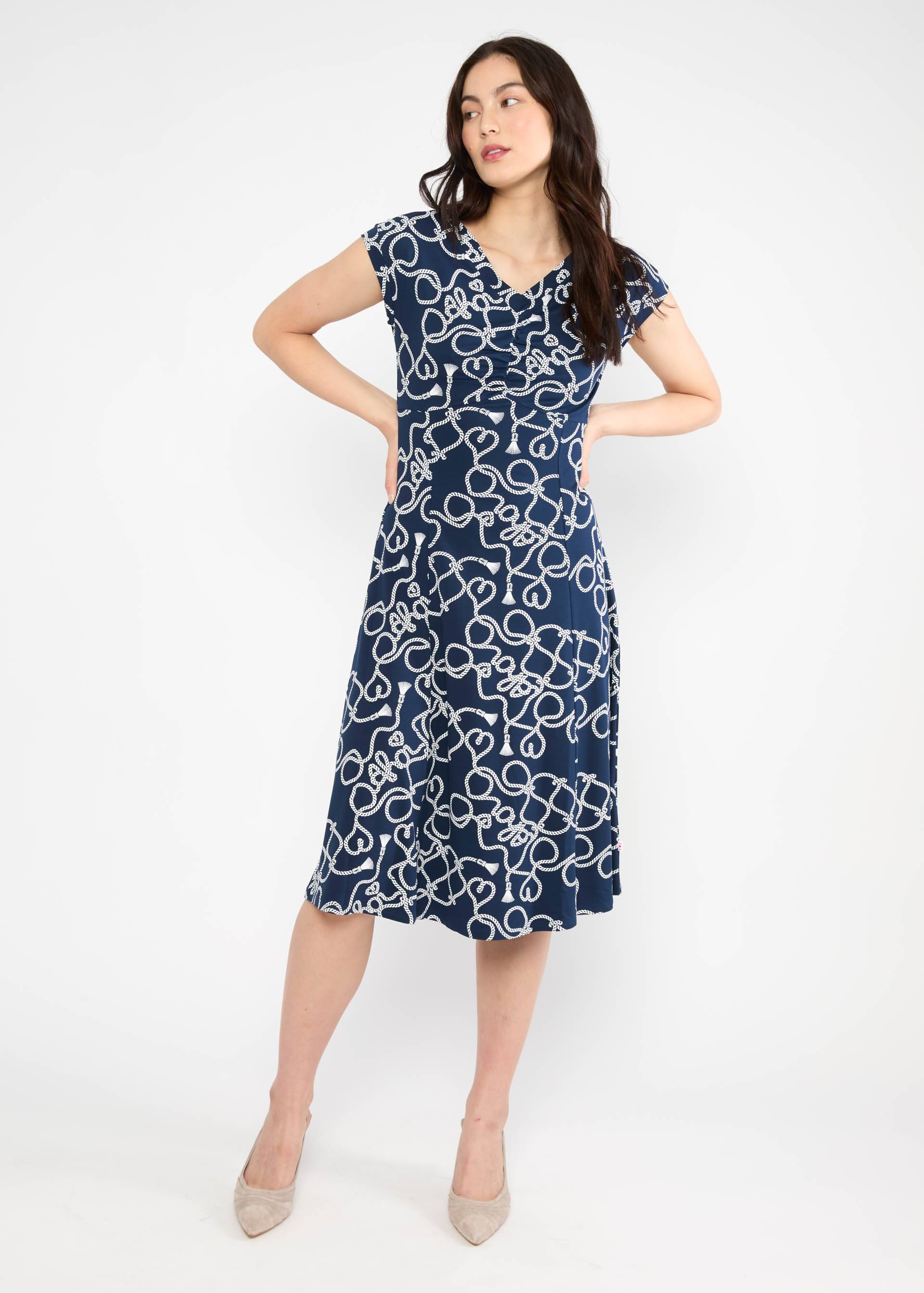 Midikleid Mothers Arms, sailing ropes, Kleider, Blau